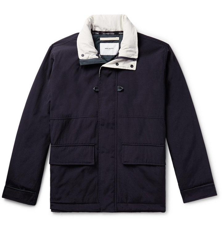 Photo: Norse Projects - Ystad Waterproof Nylon and Cotton-Canvas Jacket - Men - Navy