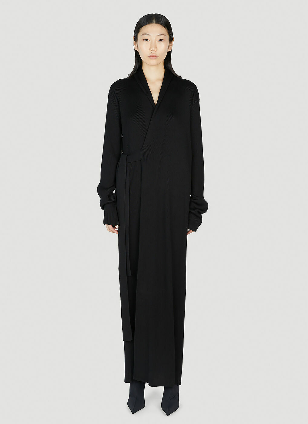 Balenciaga - Wrap Dress in Black Balenciaga