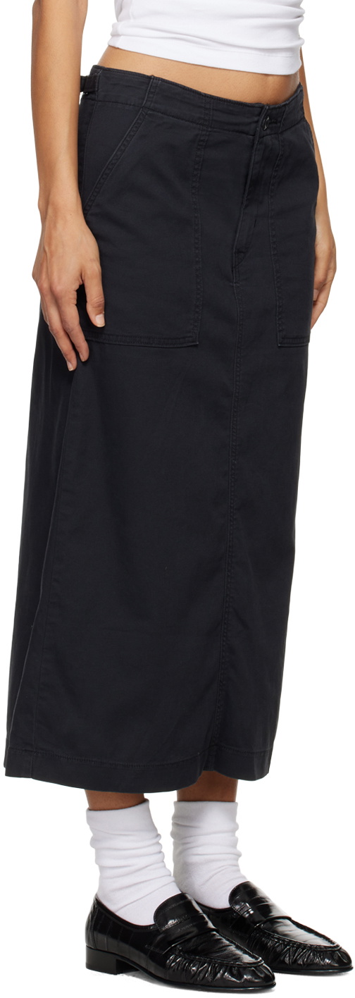 Levi's Black Surplus Midi Skirt