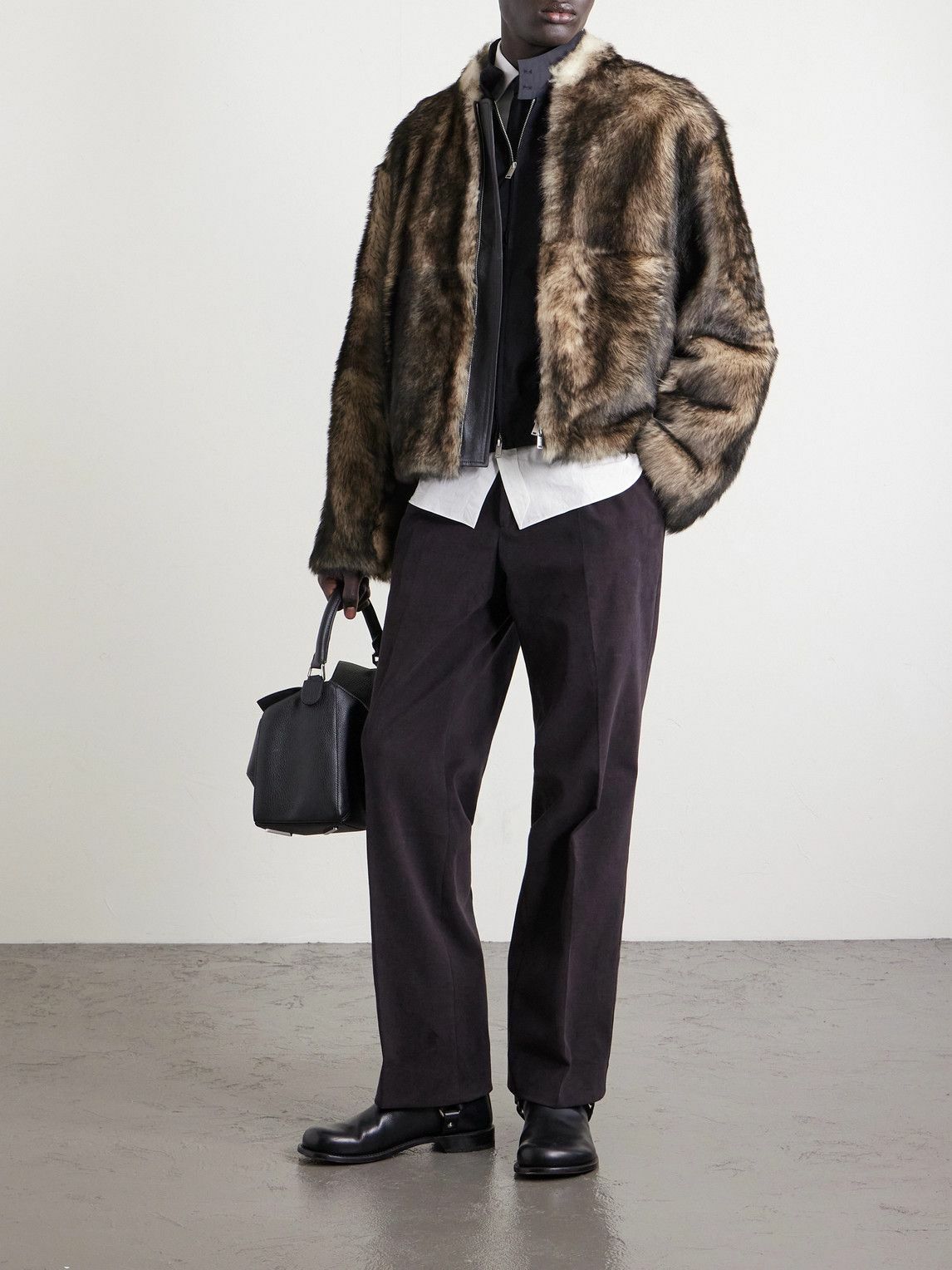 Jil Sander - Shearling Blouson Jacket - Brown Jil Sander