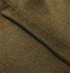 James Purdey & Sons - Checked Herringbone Wool-Blend Tweed Coat - Green