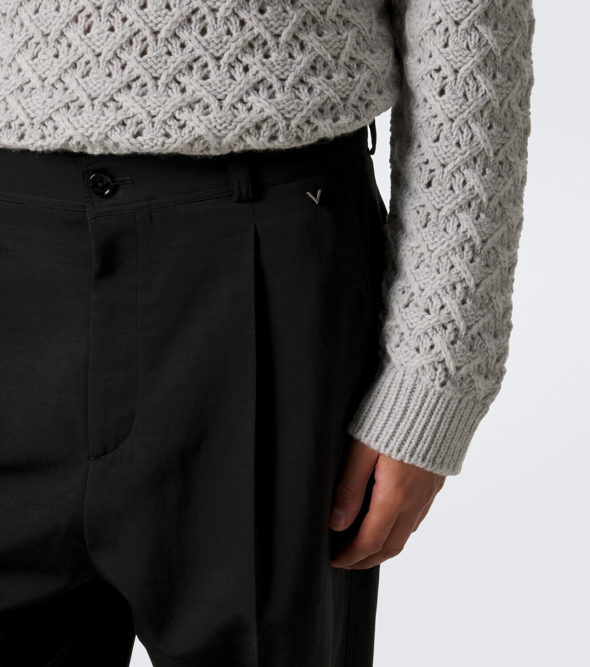 Valentino Garavani Pleated straight pants