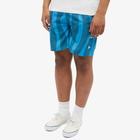 By Parra Men's Aqua Weed Waves Swim Short in Greek Blue/Teal