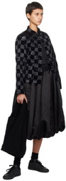Black Comme des Garçons Black Checkered Jacket