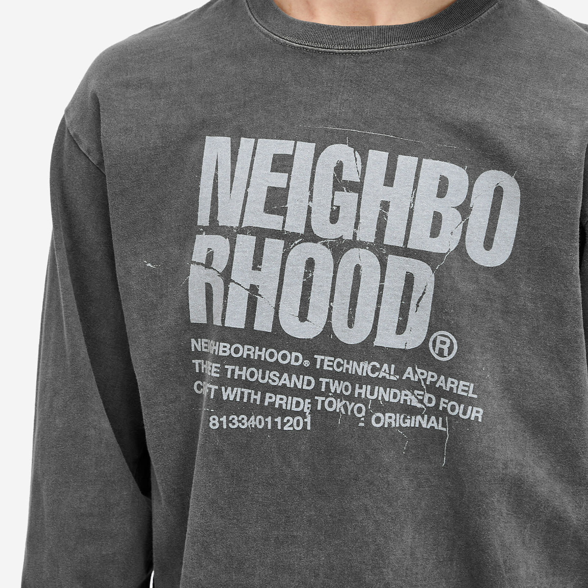 NEIGHBORHOOD NH Tee LS-11 Black ロンT