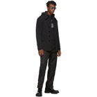 Givenchy Black Homme Podium Overlay Long Sleeve T-Shirt