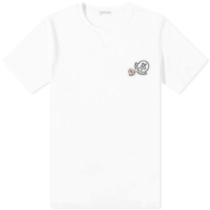 Photo: Moncler Men's Multi Logo T-Shirt in White