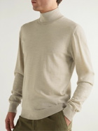 Mr P. - Slim-Fit Merino Wool Rollneck Sweater - Neutrals