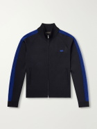 Wales Bonner - Tide Logo-Embroidered Striped Jersey Sweatshirt - Blue