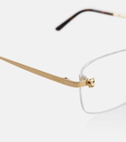 Cartier Eyewear Collection - Panthère de Cartier rectangular glasses