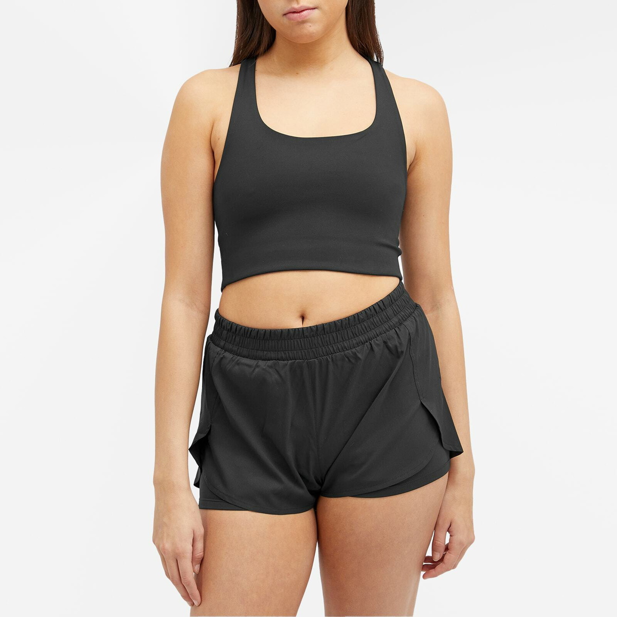 Girlfriend Collective Women's Paloma Bralet Top in Black