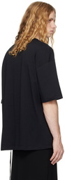 Ann Demeulemeester Black Dieter Printed High-Comfort T-shirt