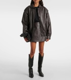 Blazé Milano Charlie leather bomber jacket
