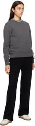 Golden Goose Gray Crystals Sweatshirt