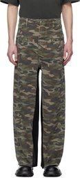 Fax Copy Express Khaki Camouflage Jeans