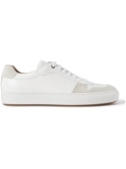 HUGO BOSS - Leather and Suede Sneakers - White - UK 8