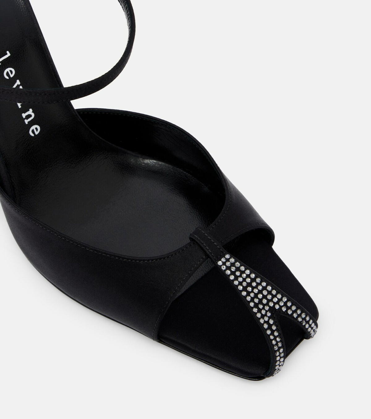 Herbert Levine Hidden Gem embellished satin mules