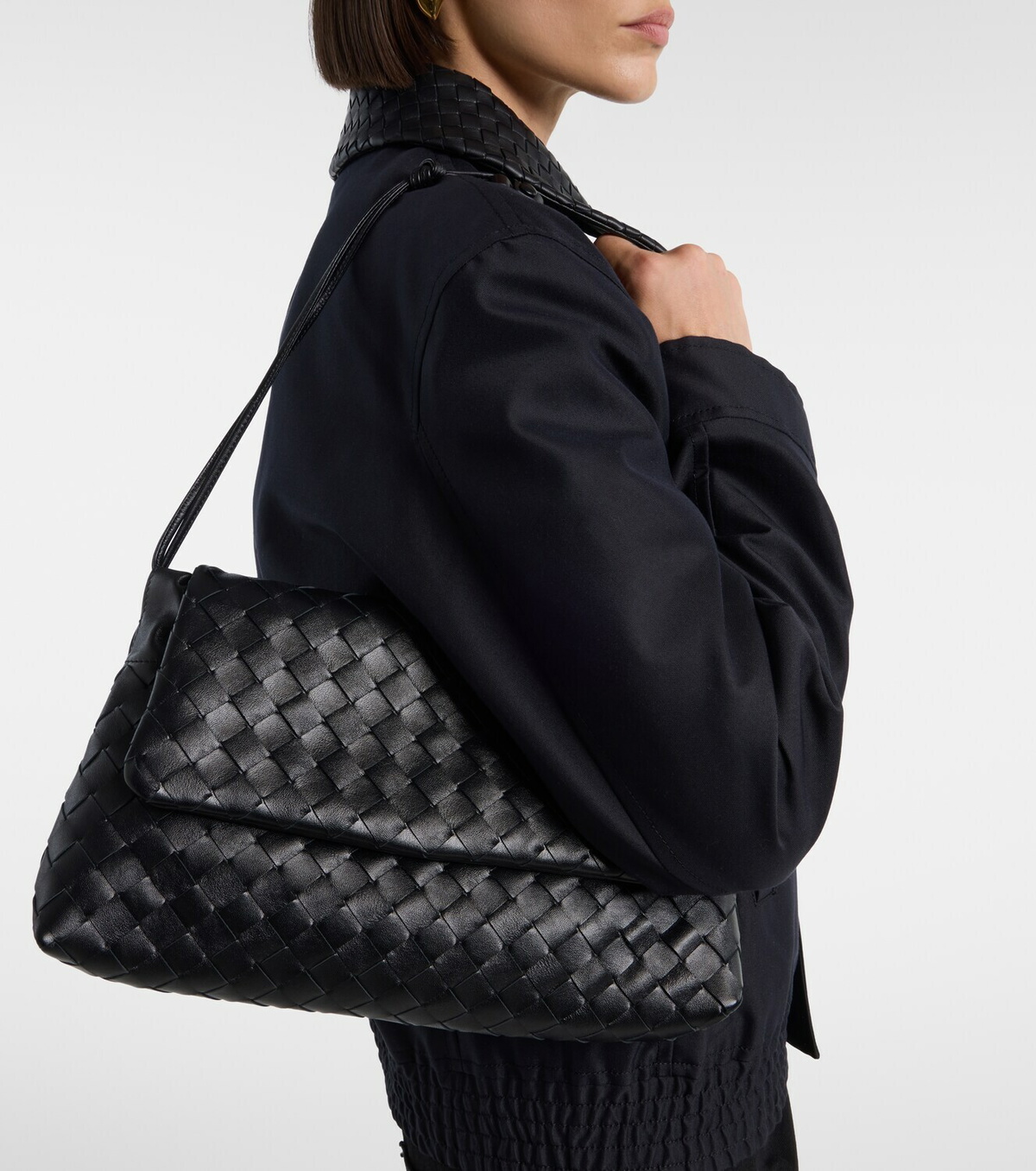 Bottega Veneta Giorno Small Intrecciato leather crossbody bag