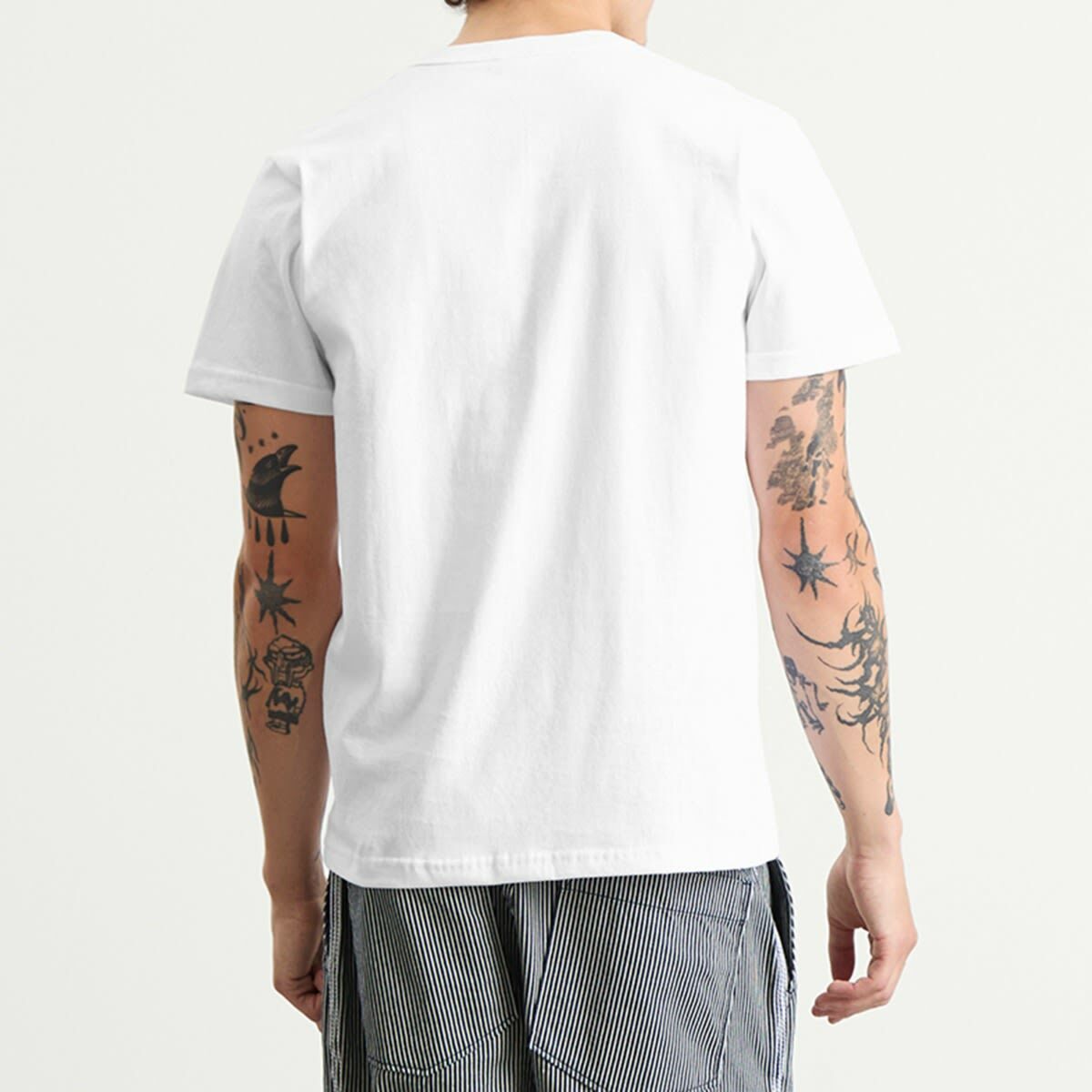 Randy's Garments Men's Randy’s Garments  Logo Pocket T-Shirt in White