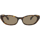 Fendi Brown Baguette Sunglasses