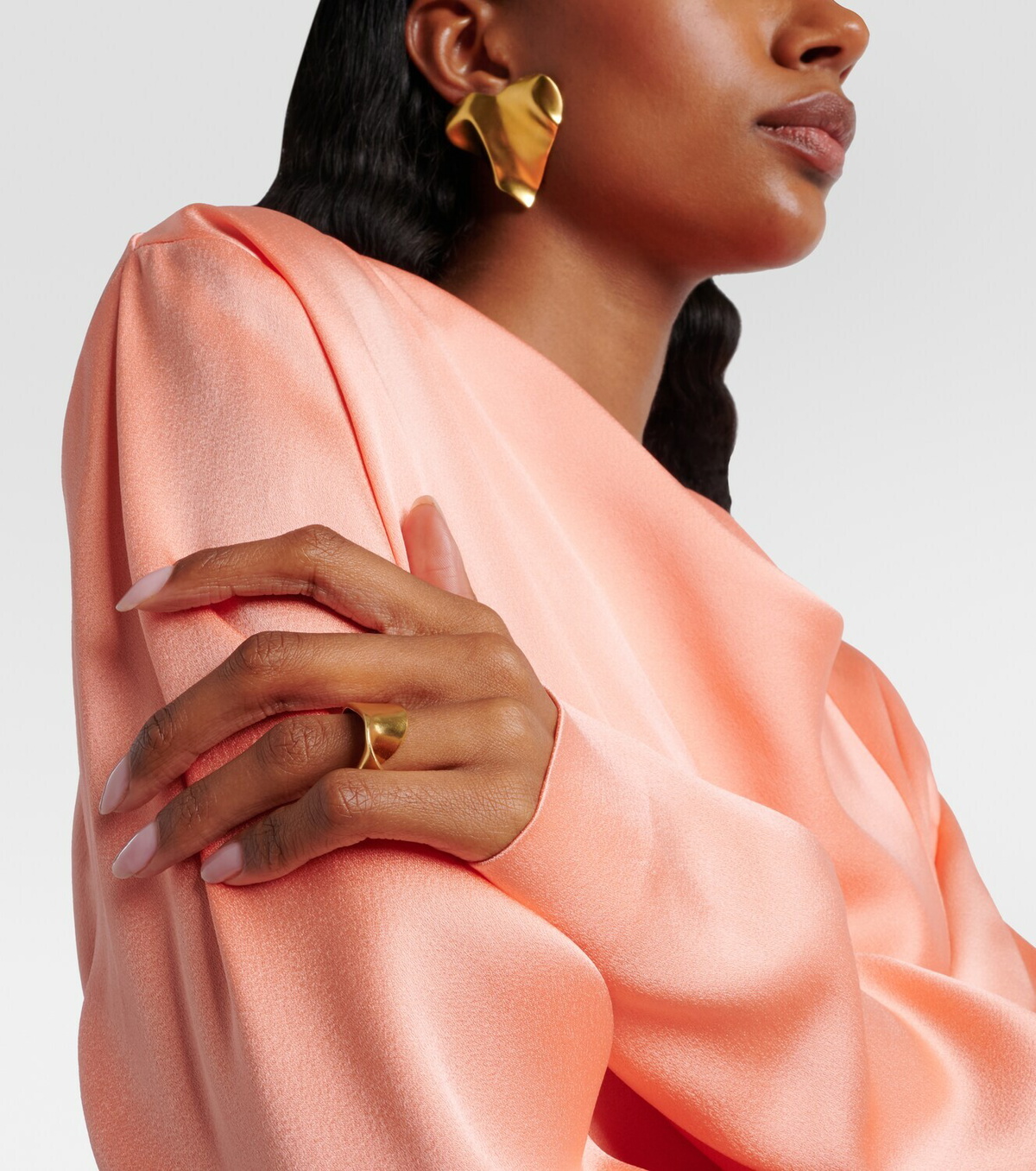 Ysso Cordella 24kt gold-plated ring