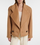 Stella McCartney Cropped wool peacoat