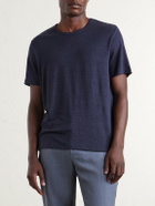 Onia - Linen-Blend T-Shirt - Blue