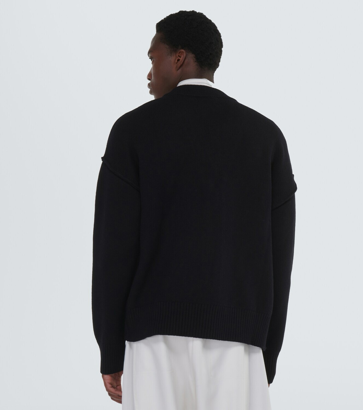 Ami Paris Ami de Cœur virgin wool cardigan