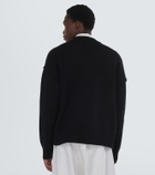Ami Paris Ami de Cœur virgin wool cardigan