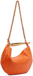 Bottega Veneta Orange Sardine With Chain Bag