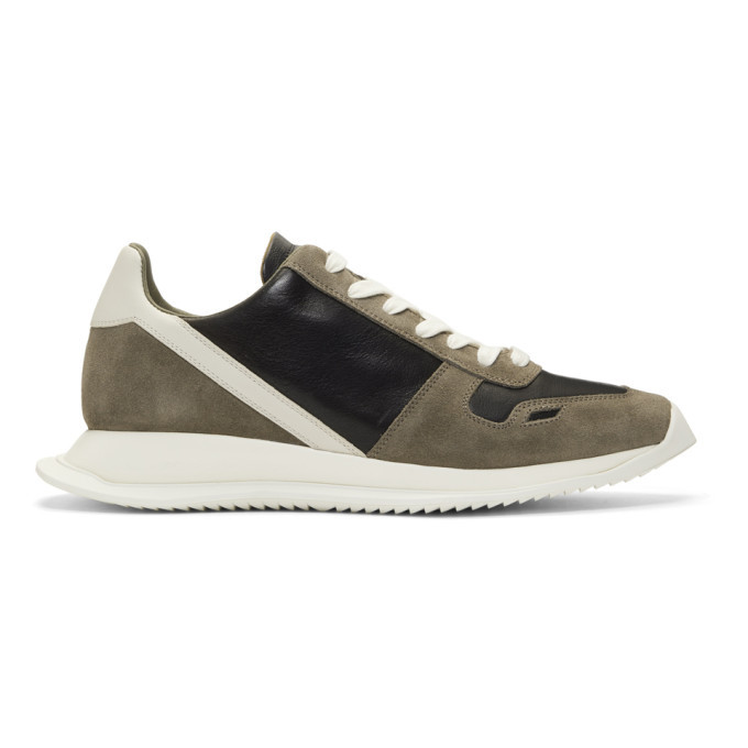 Photo: Rick Owens Brown and Black Vintage Runner Sneakers