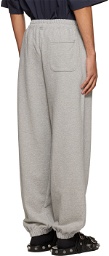 VETEMENTS Gray Cotton Lounge Pants