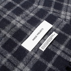 Norse Projects Lambswool Check Scarf