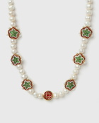 Casablanca Gradient Flower Short Necklace Multi - Mens - Jewellery