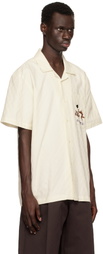 Palmes Off-White Garden Short Sleeved Shirt