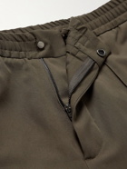 Ermenegildo Zegna - Slim-Fit Cotton and Linen-Blend Twill Cargo Trousers - Brown