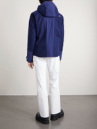 Kjus - Frostline Padded Shell-Trimmed Wool Hooded Jacket - Blue