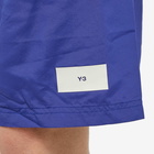 Y-3 Men's Mid Length Swim Short in Mystery Ink