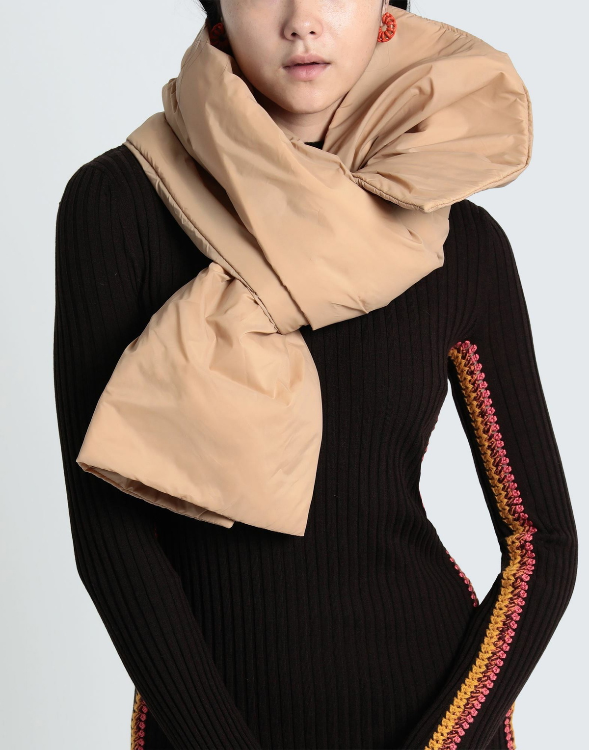 Dries Van Noten Womens Scarf Camel