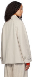 Max Mara Beige Louis Short Coat