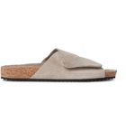 James Perse - Suede Slides - Brown