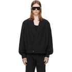 BALMAIN Black Wool 2-Button Jacket