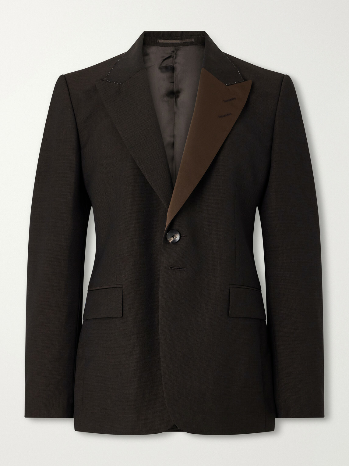 Wales Bonner - Alto Virgin Wool Blazer - Brown
