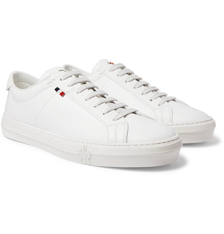Photo: Moncler - Monaco Leather Sneakers - White