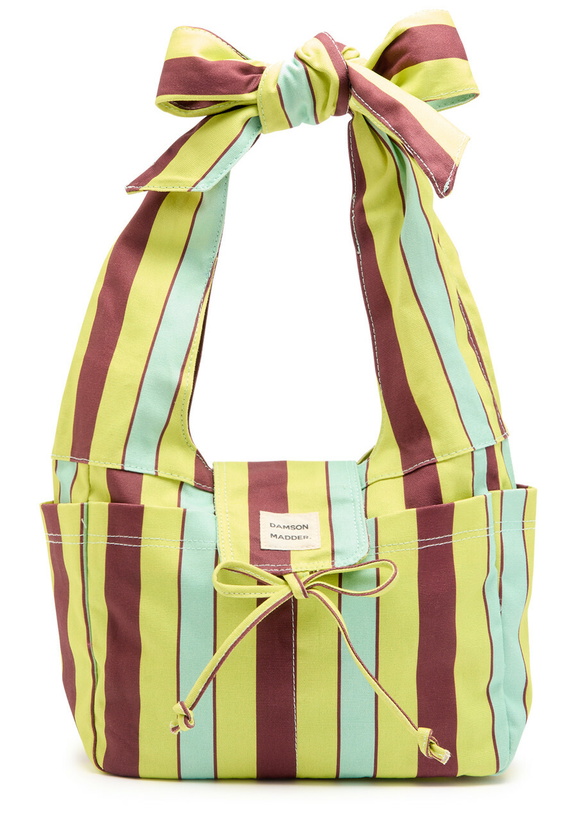 Photo: Damson Madder Tati Canvas Shoulder bag - Lime - One Size