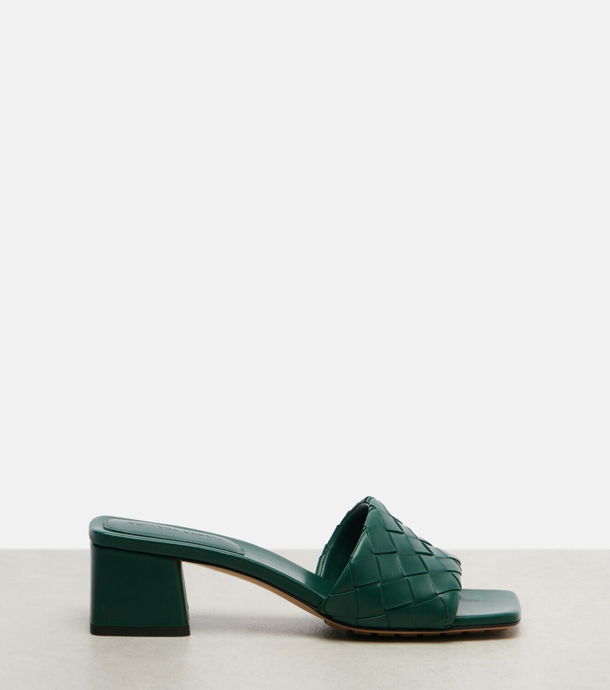 Bottega Veneta Parco Intrecciato leather mules