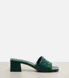 Bottega Veneta Parco Intrecciato leather mules