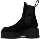 Julius Black Prism Side Gore Chelsea Boots