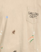Gallery Dept. Mens T-shirt in Beige