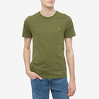 Polo Ralph Lauren Men's Custom Fit T-Shirt in Supply Olive